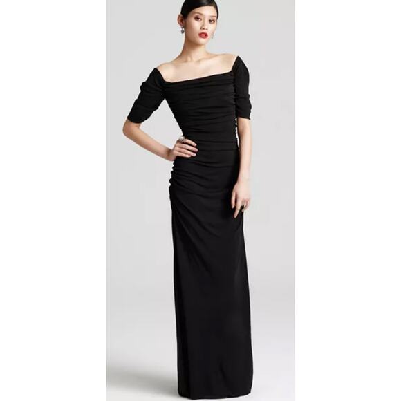 one shoulder dress in black Rhinestone A Line Prom with Slit and a little glamour. Size:7 (Toddler/Preschool) prints and patterns Mini Dress Black Velvet
